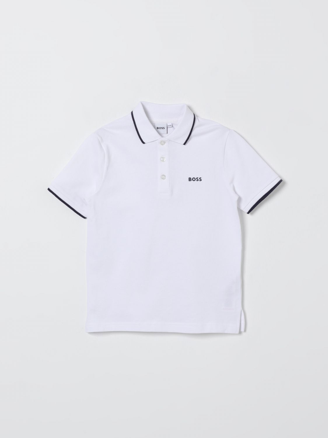 BOSS Baumwoll-Polohemd mit Logo