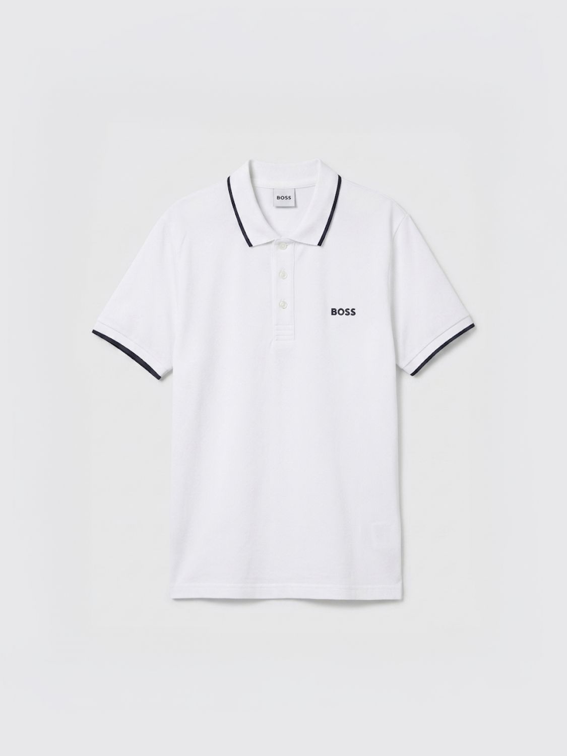BOSS Baumwoll-Polohemd mit Logo