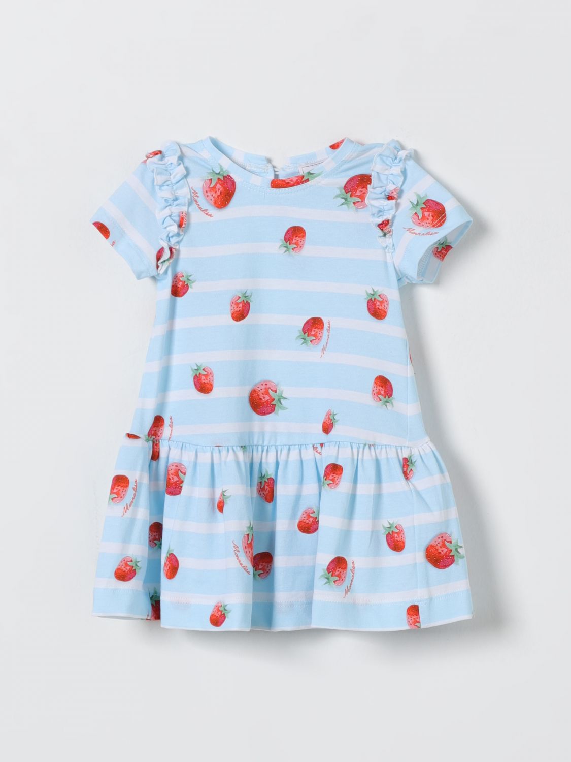 MONNALISA Kleid aus bedruckter Baumwolle