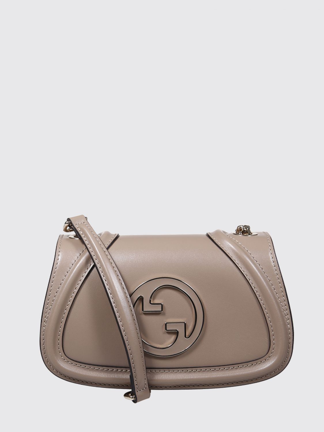 Gucci Leather Blondie Bag In Brown