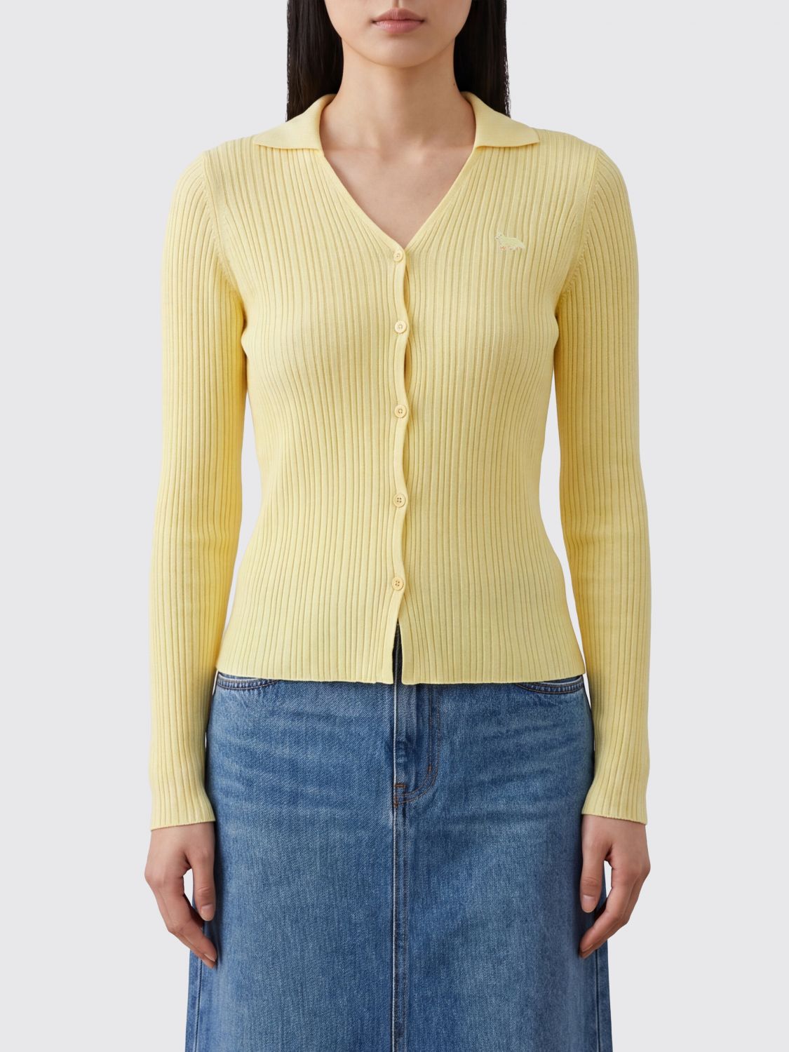 Maison Kitsuné Cotton and Viscose Cardigan · XL