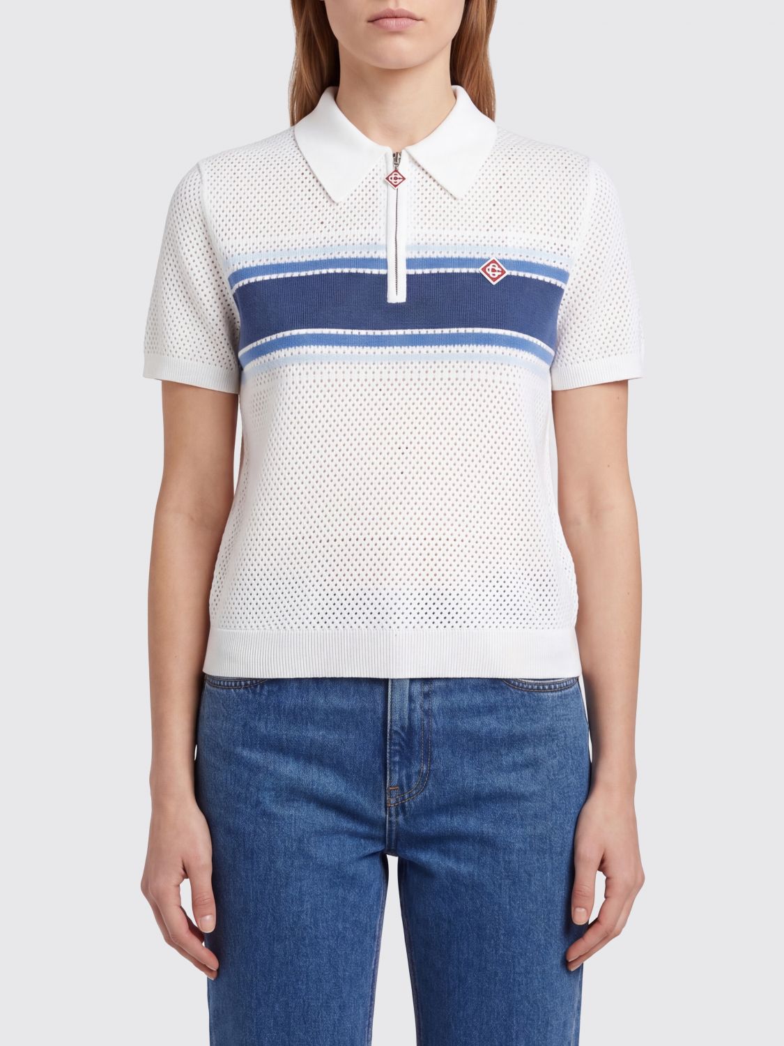 CASABLANCA Cotton Polo Shirt　カサブランカ コットン ポロシャツ CASABLANCA