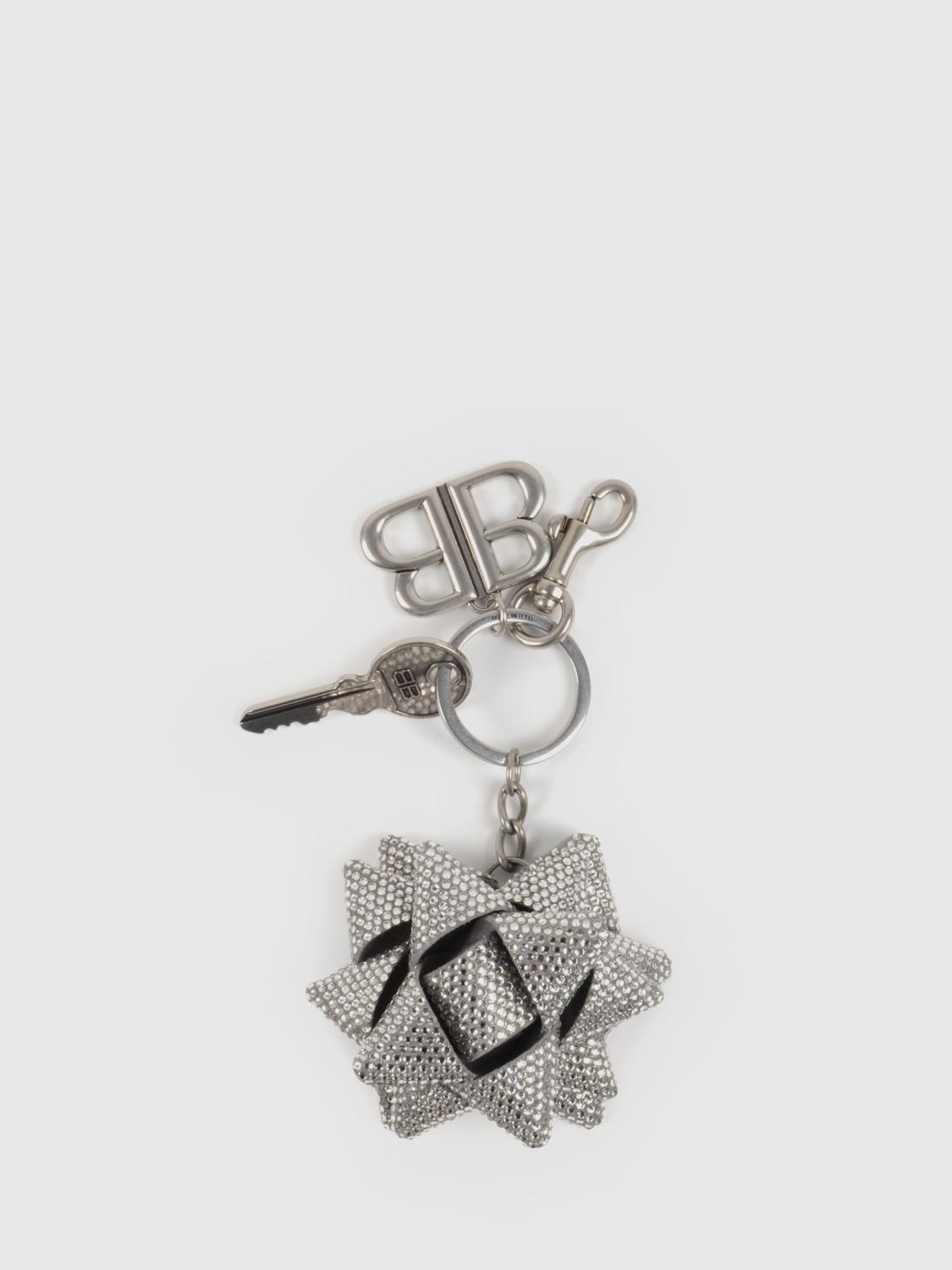 BALENCIAGA BALENCIAGA Gifting Bow Brass Keychain with Rhinestones　バレンシアガ ギフト リボン 真鍮 キーチェーン ラインストーン付き