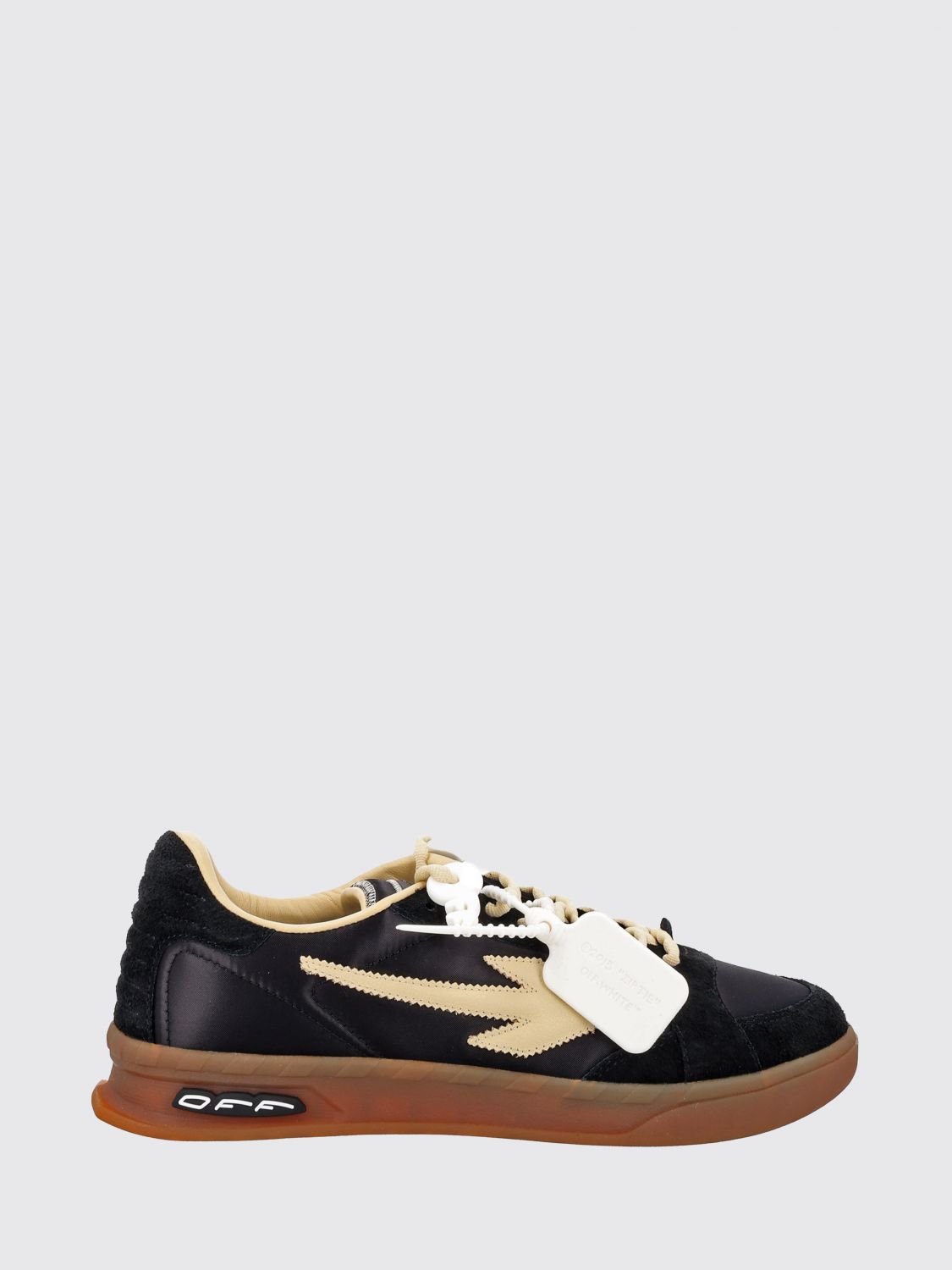 Off-White End of Play Suede and Nylon Sneakers