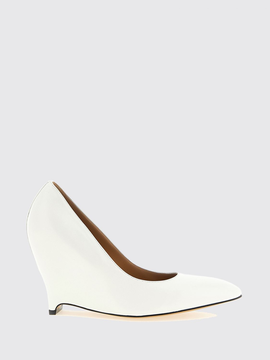 MAISON MARGIELA Décolleté con zeppa in pelle