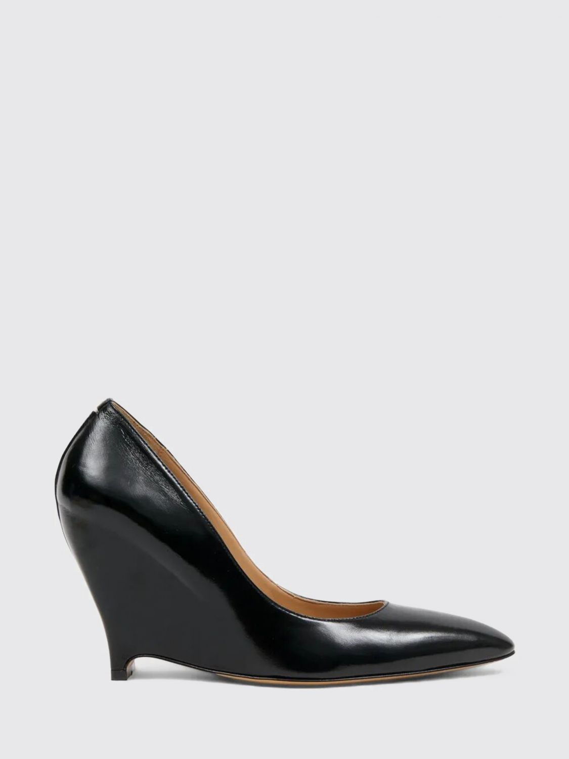 Maison Margiela MAISON MARGIELA Leather Wedge Pumps　MAISON MARGIELA レザー ウェッジ パンプス