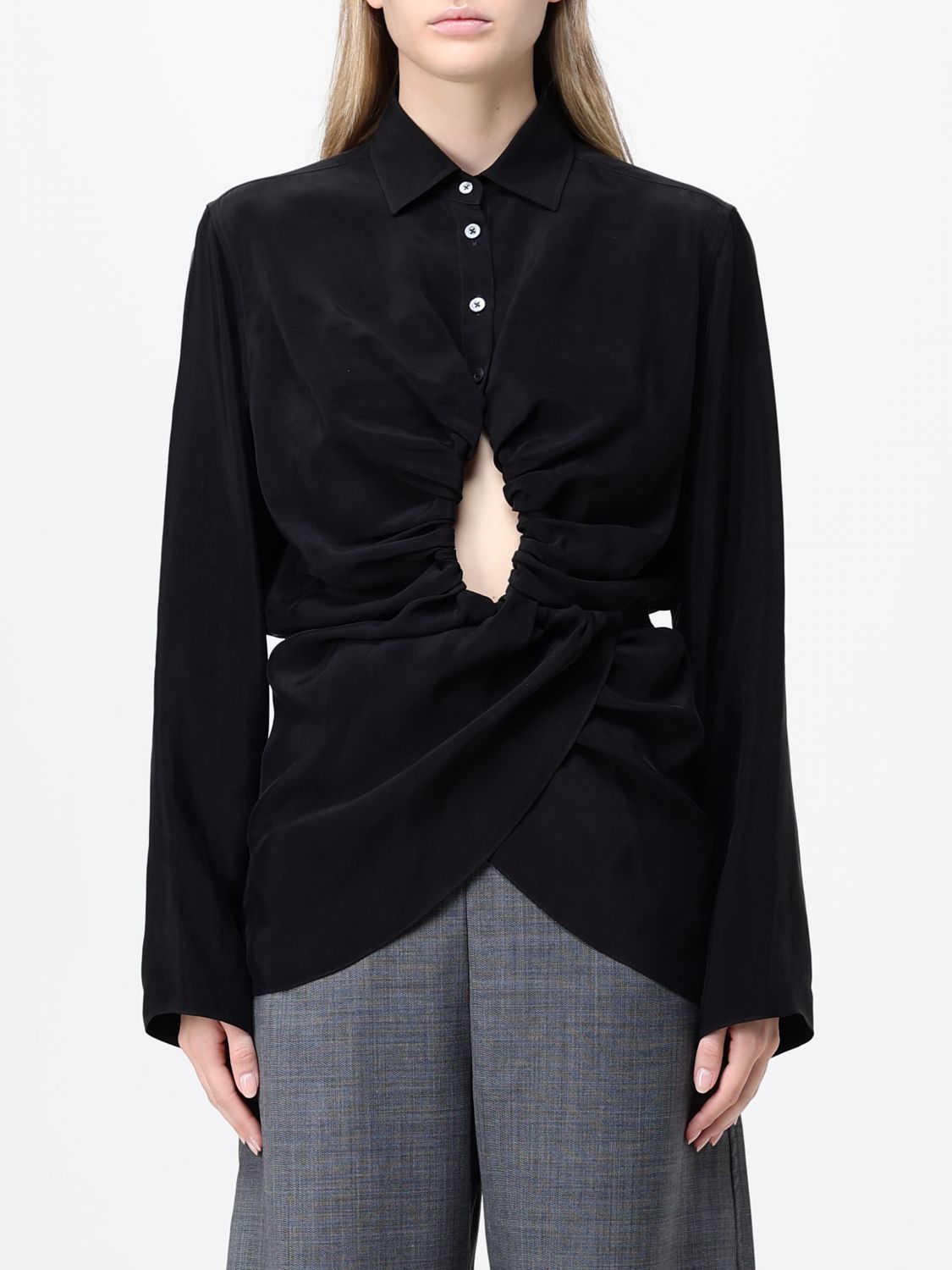 MAISON MARGIELA Shirt Woman color Black