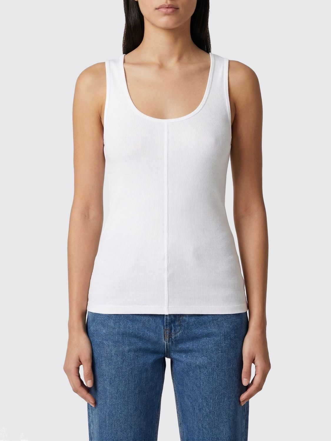 Thom Krom Cotton And Linen Top In White
