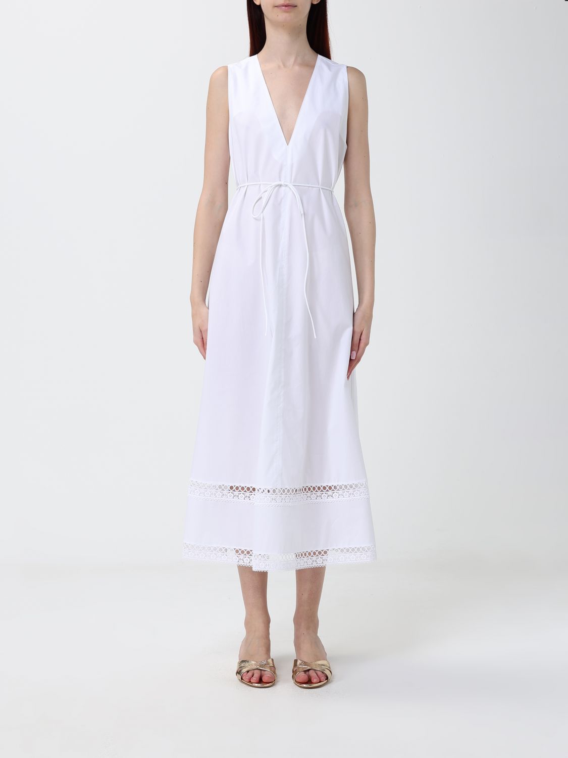 TWINSET Dress Woman color White