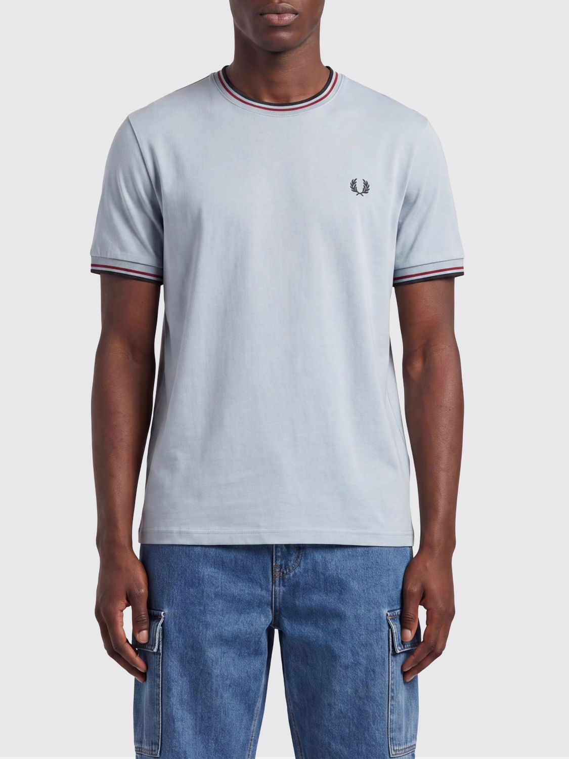 FRED PERRY T-shirt in cotone con logo