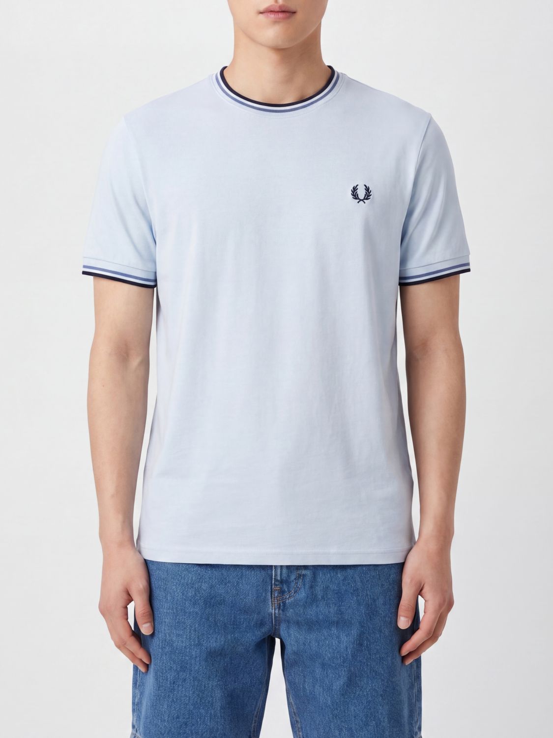 FRED PERRY T-Shirt Men color Blue 3