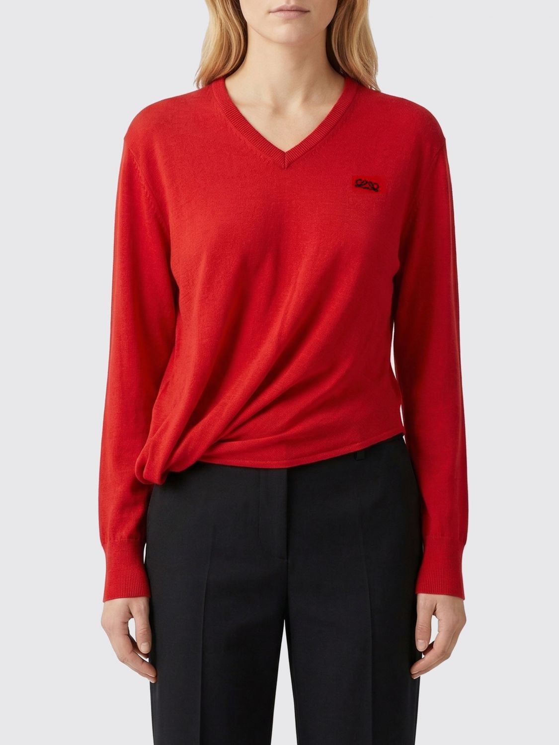 LOEWE LOEWE Draped Wool Blend Sweater　ロエベ ドレープ ウール ブレンド セーター