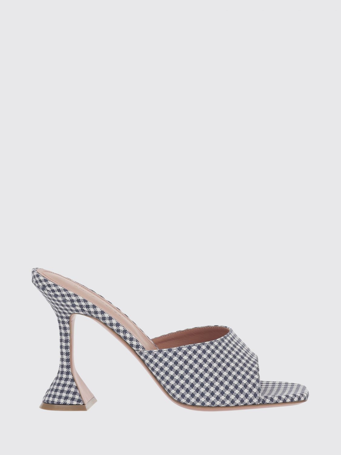AMINA MUADDI Mules Lupita in pelle stampa cocco