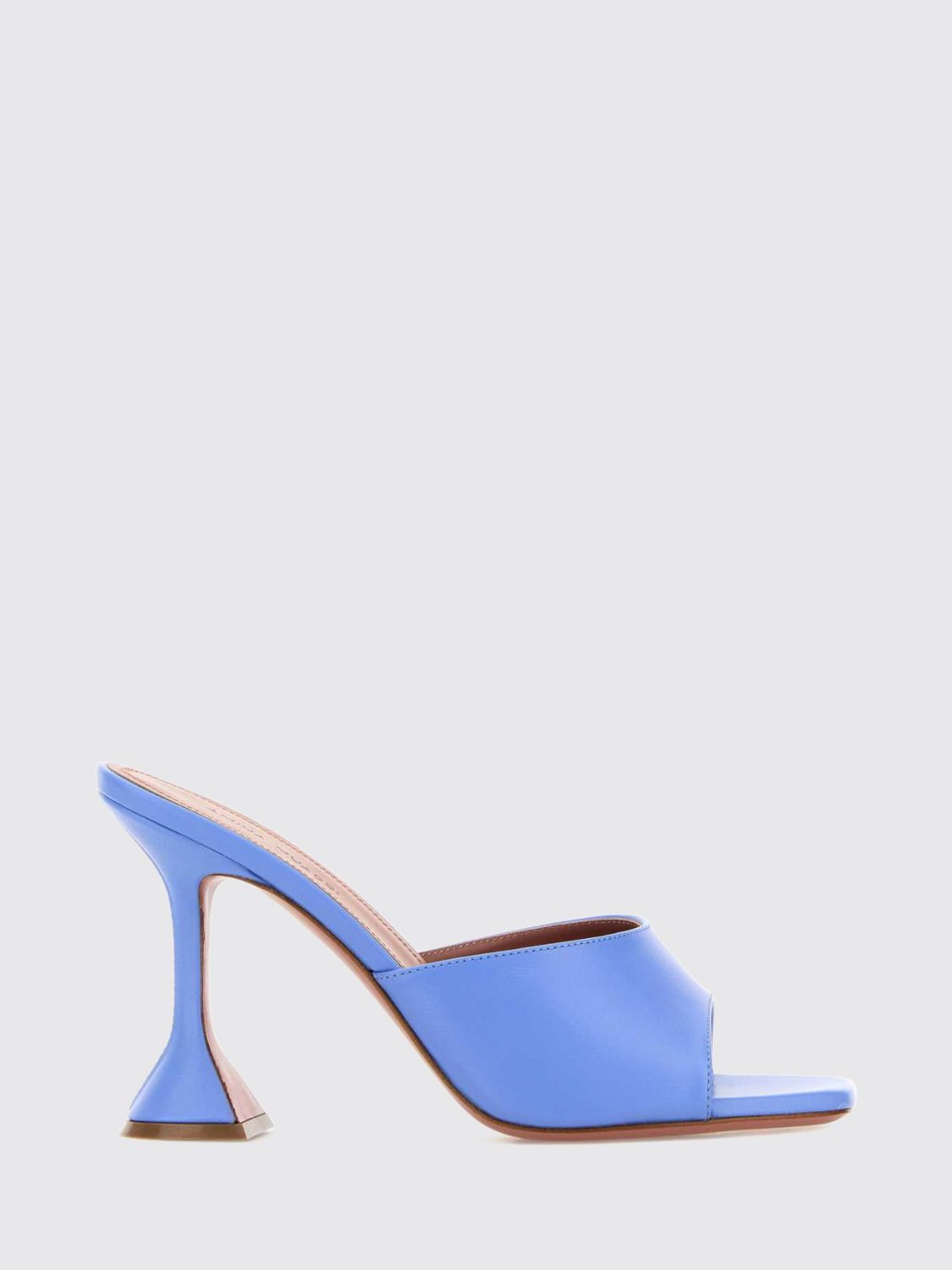 AMINA MUADDI Lupita Croc-Print Leather Mules