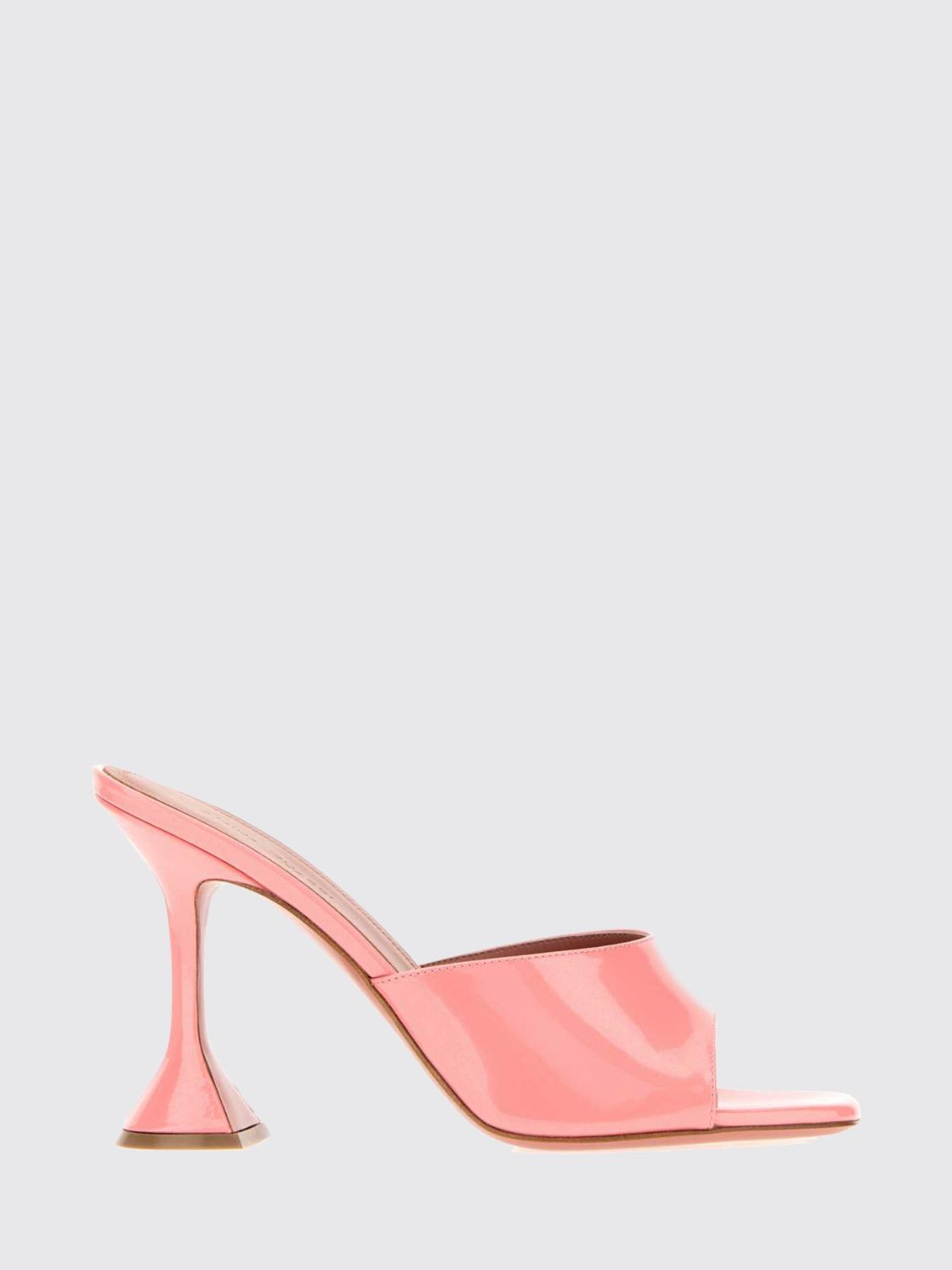 AMINA MUADDI Lupita Croc-Print Leather Mules
