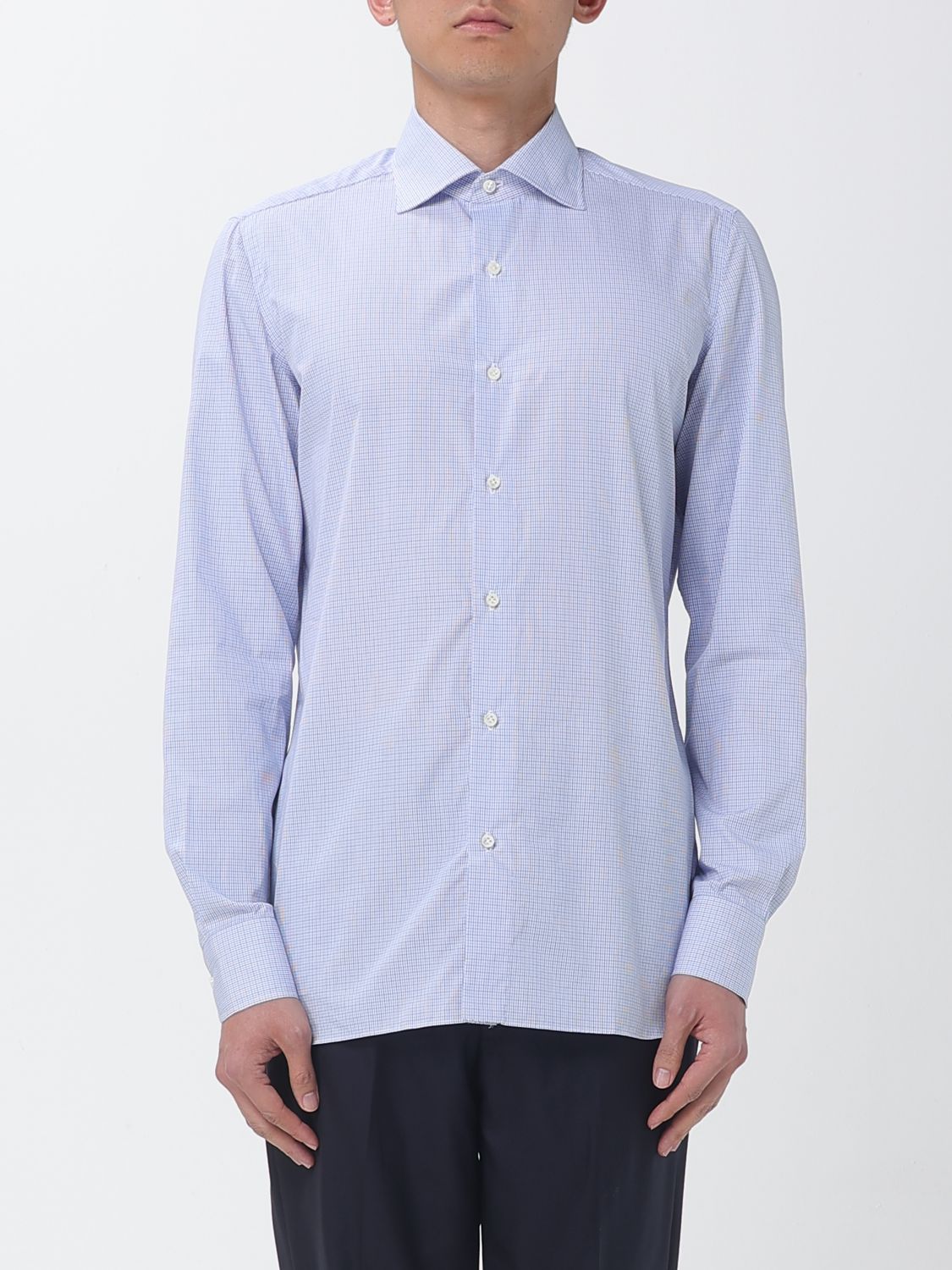 Luigi Borrelli Striped Cotton Shirt
