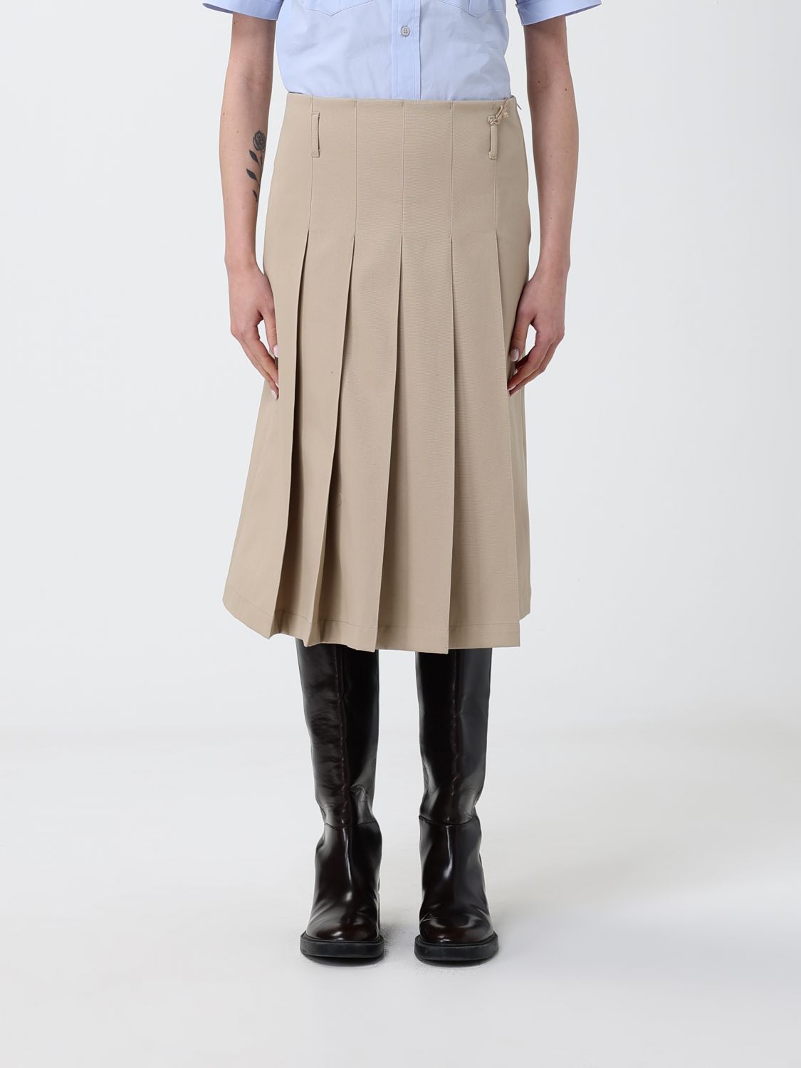 A. P.C. Organic Cotton Pleated Skirt　A.P.C.オーガニックコットンプリーツスカート A.
