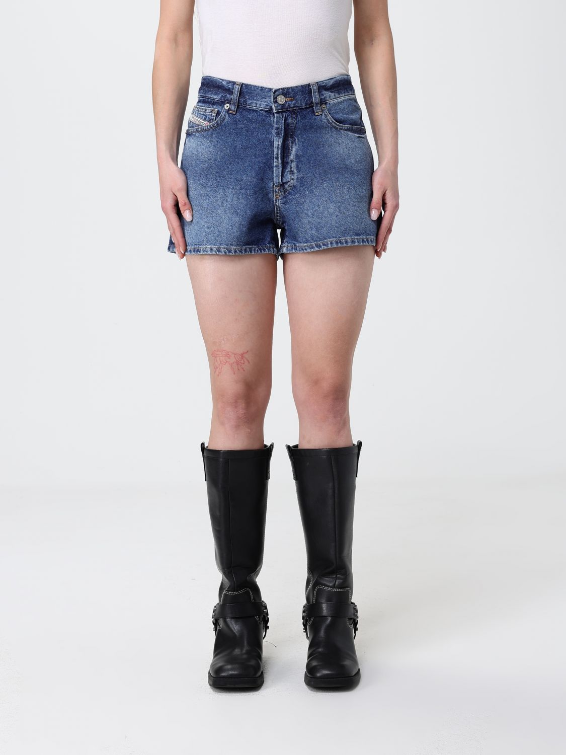 DIESEL De-Helios Cotton Denim Shorts　DIESEL デヘリオス コットン デニム ショートパンツ DIESEL