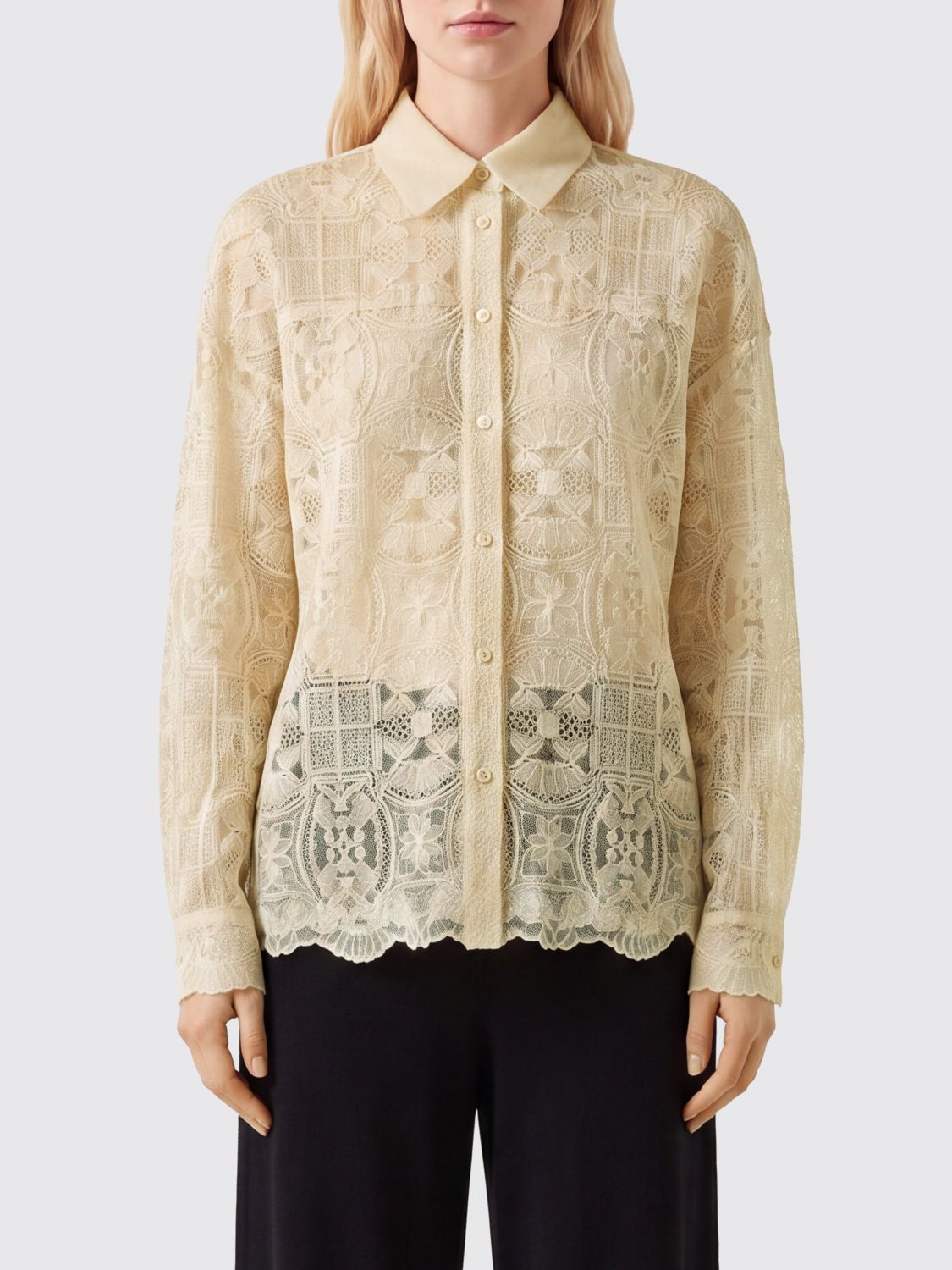 ERMANNO SCERVINO Shirt Woman color Black