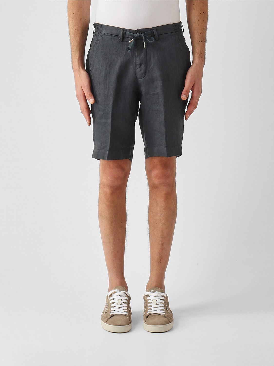 BRIGLIA 1949 Pantaloncini con coulisse in lino
