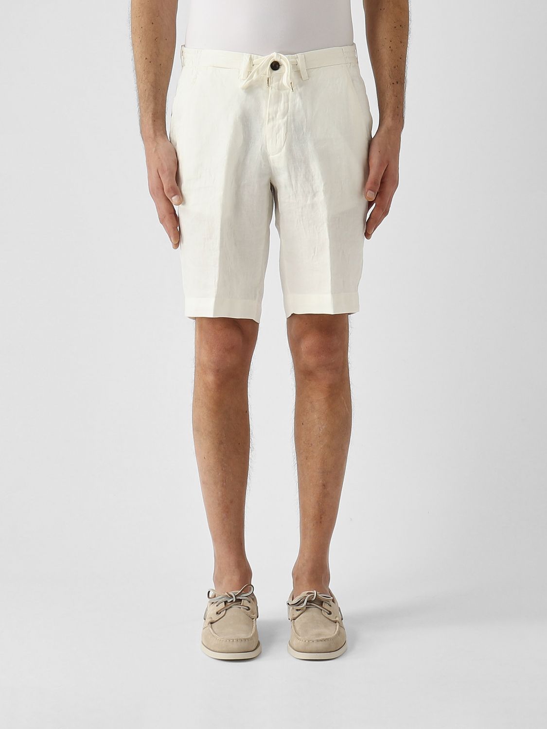 BRIGLIA 1949 Pantaloncini con coulisse in lino