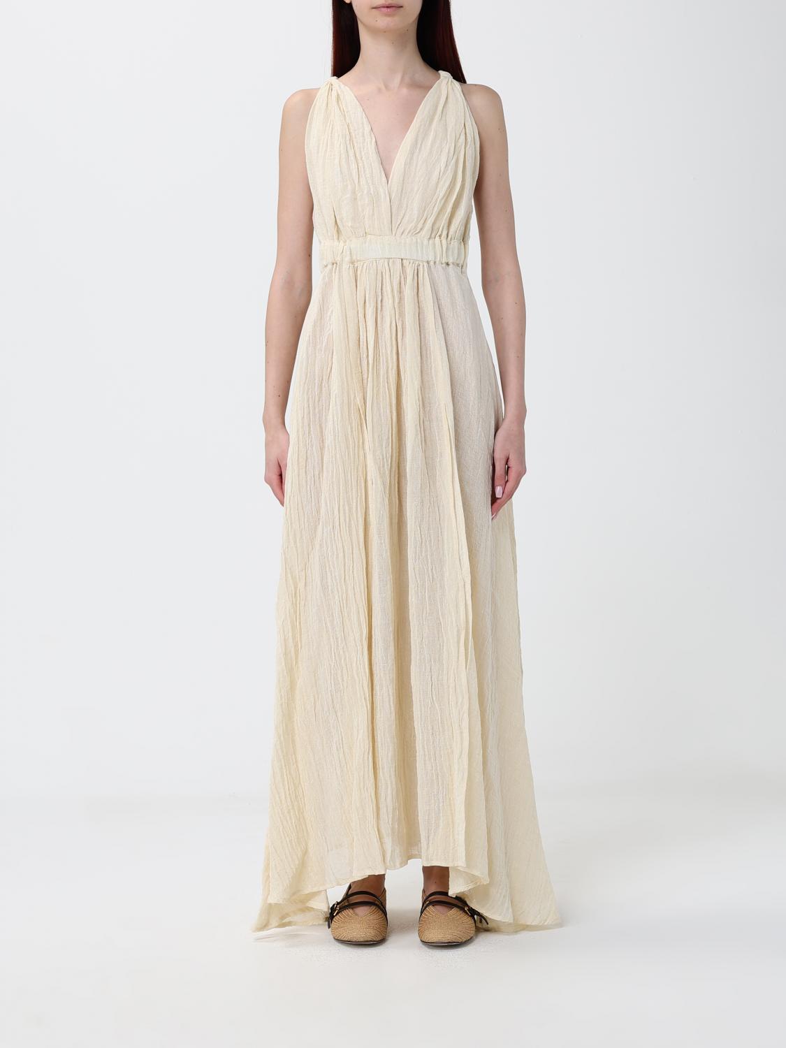 120% LINO Abito Donna colore Naturale