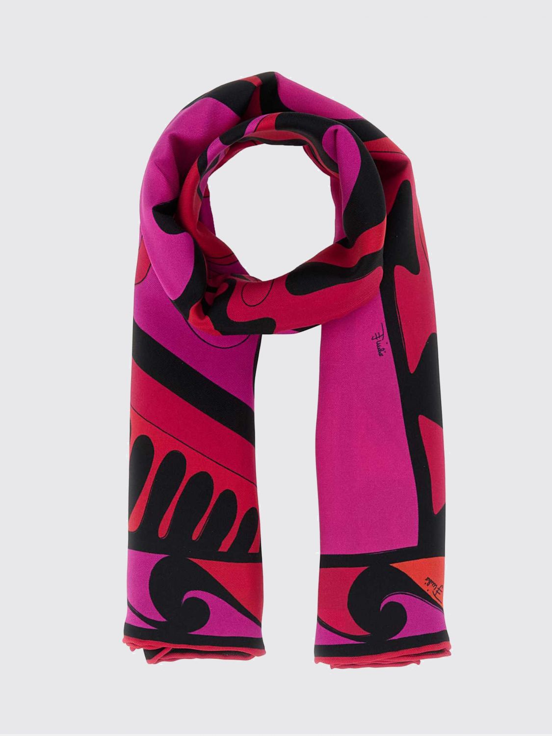 PUCCI Neck Scarf Woman color Fuchsia