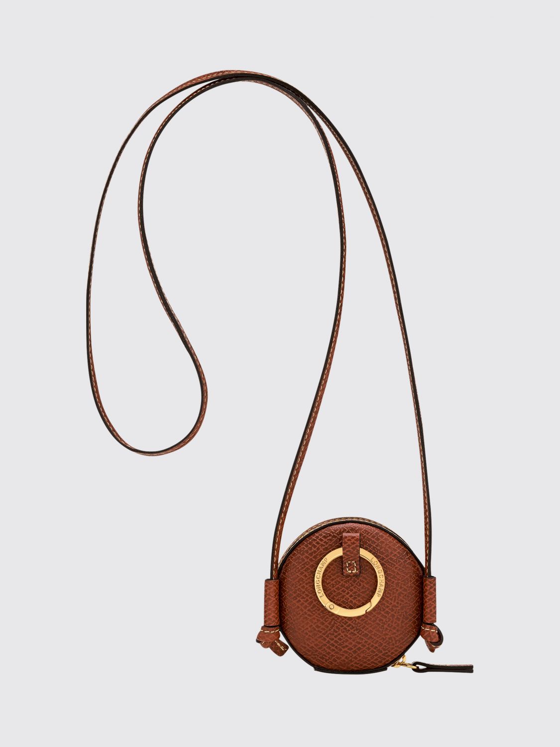 LONGCHAMP Portamonete Le Pliage in pelle a grana