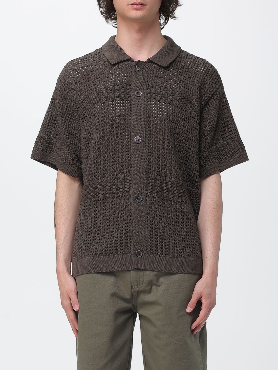 OBEY Baumwollstrick-Polohemd