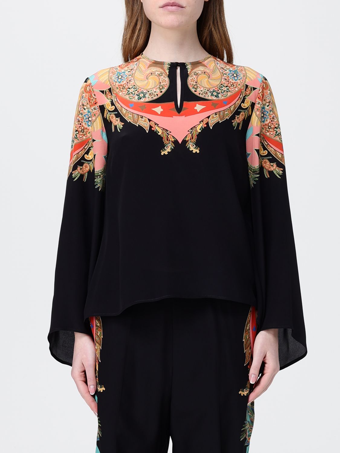 ETRO ETRO Paisley Print Silk Blouse　ETRO ペイズリー プリント シルク ブラウス
