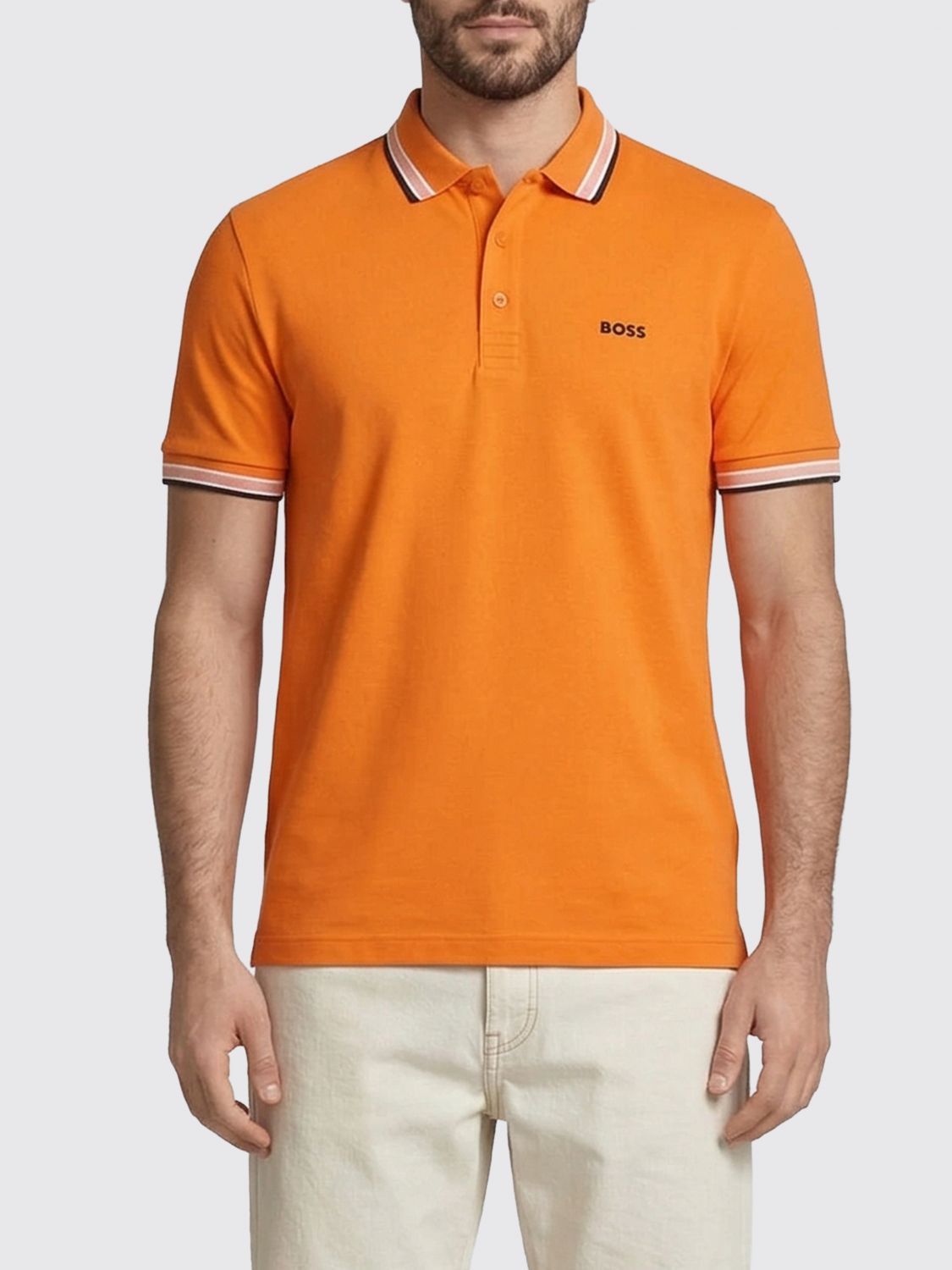 BOSS Basic Baumwoll-Polohemd