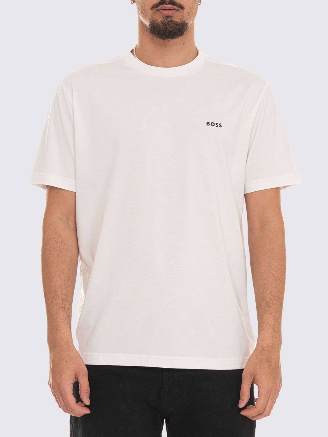 BOSS Baumwoll-T-Shirt mit Logo