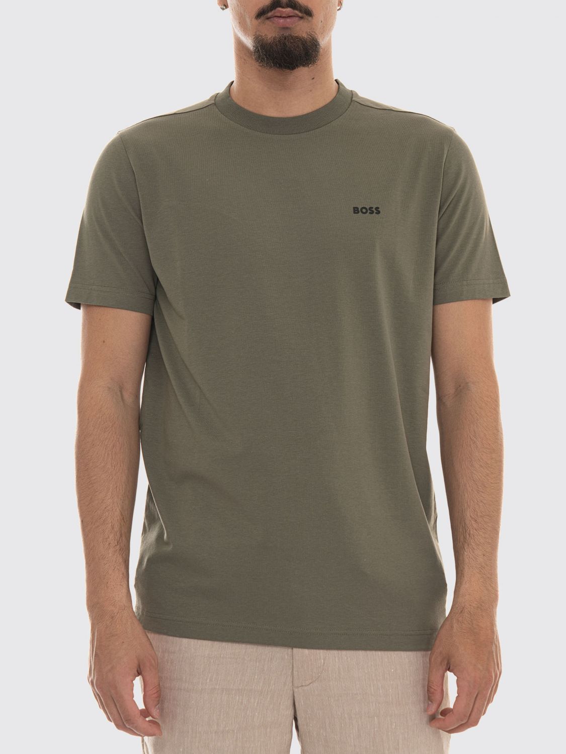 BOSS T-shirt in cotone con logo