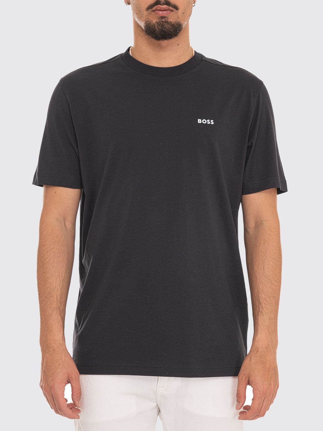 BOSS Baumwoll-T-Shirt mit Logo