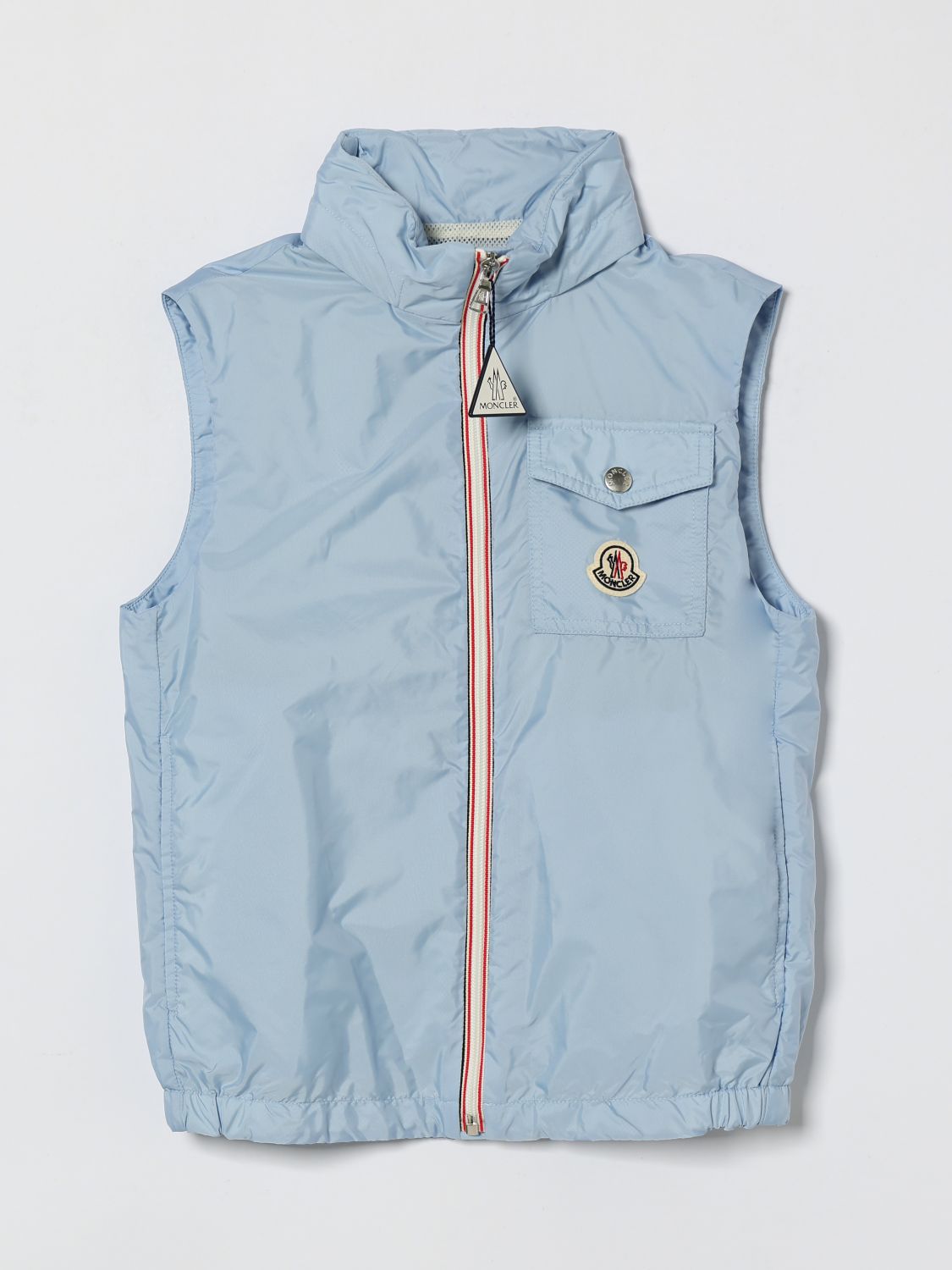 MONCLER Kapuzenweste aus Nylon