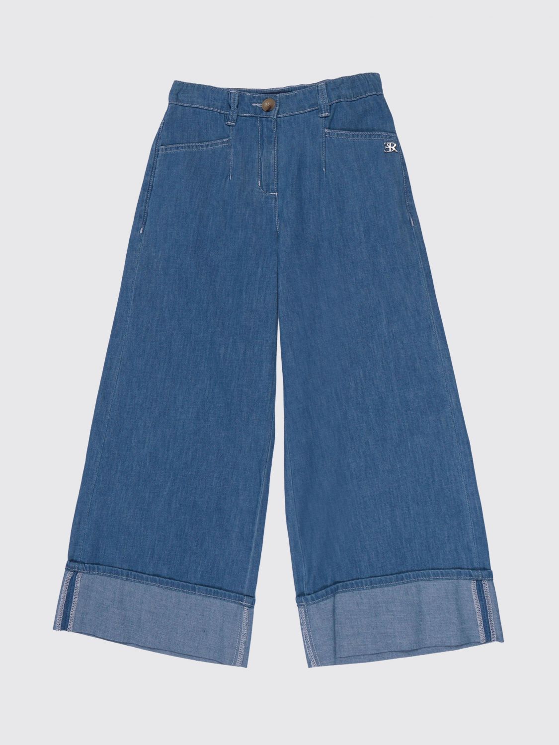 ERMANNO SCERVINO Weite Jeans aus Baumwolldenim