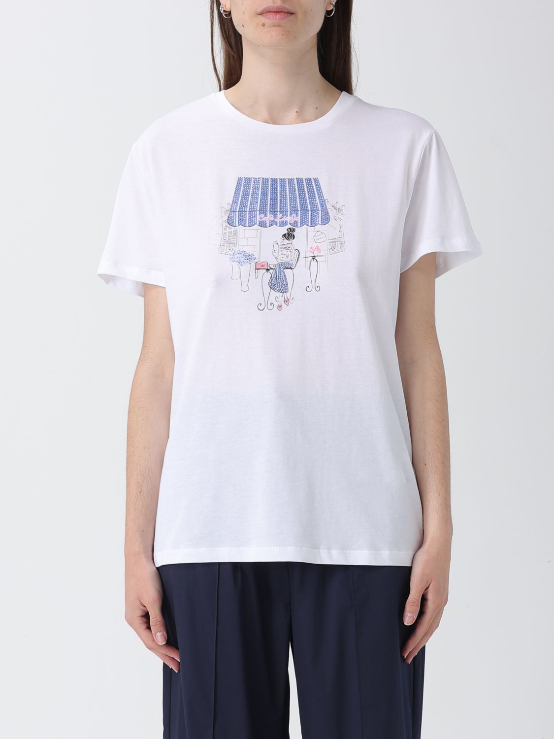 Liu Jo Printed Cotton T-Shirt