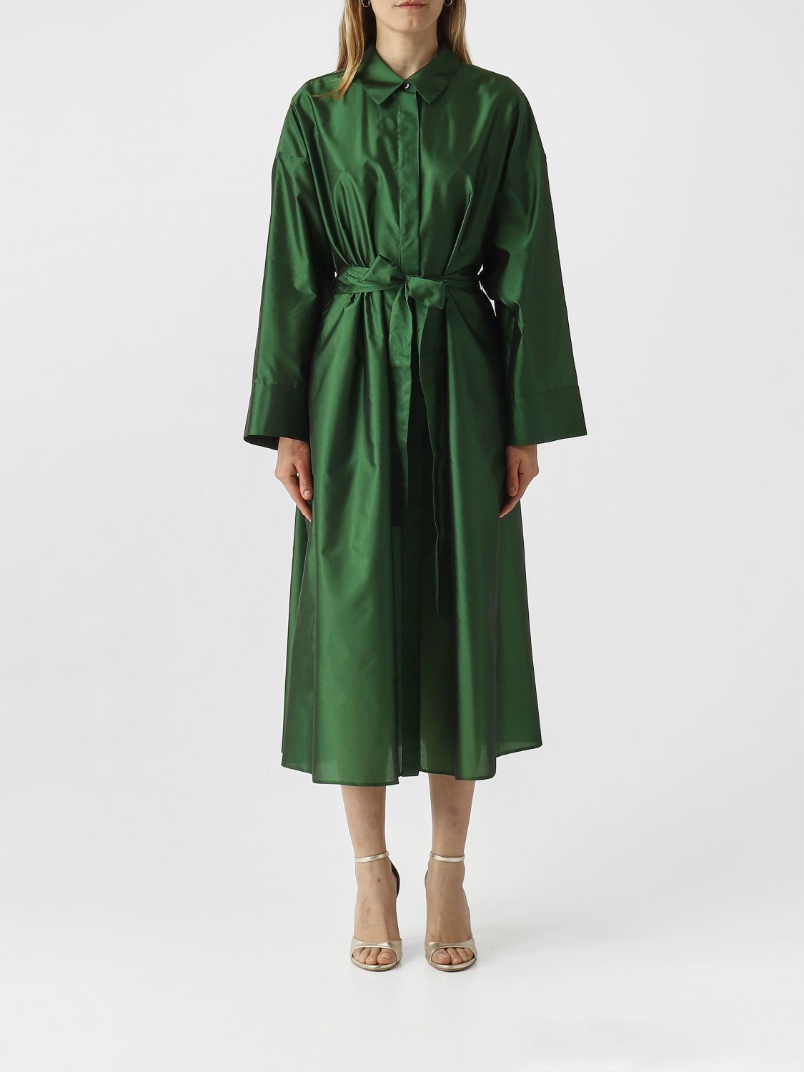 'S MAX MARA Dress Woman color Emerald