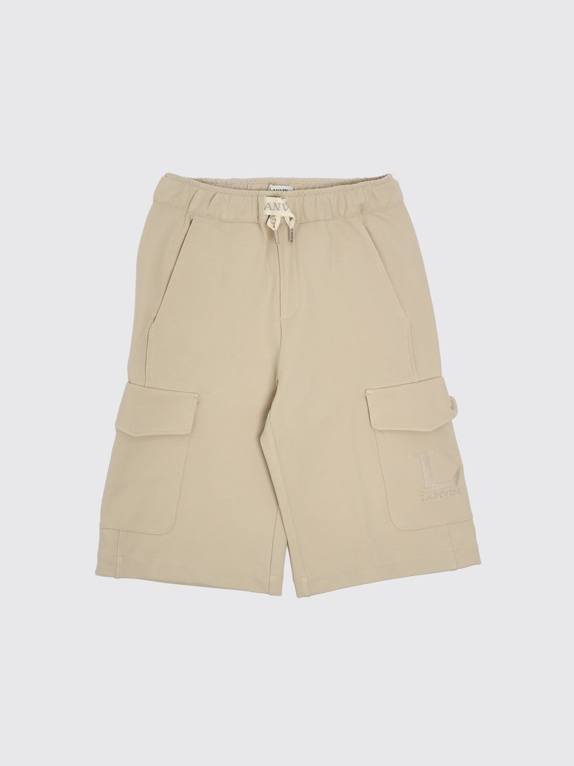 Lanvin Shorts Kids Color Cream In White