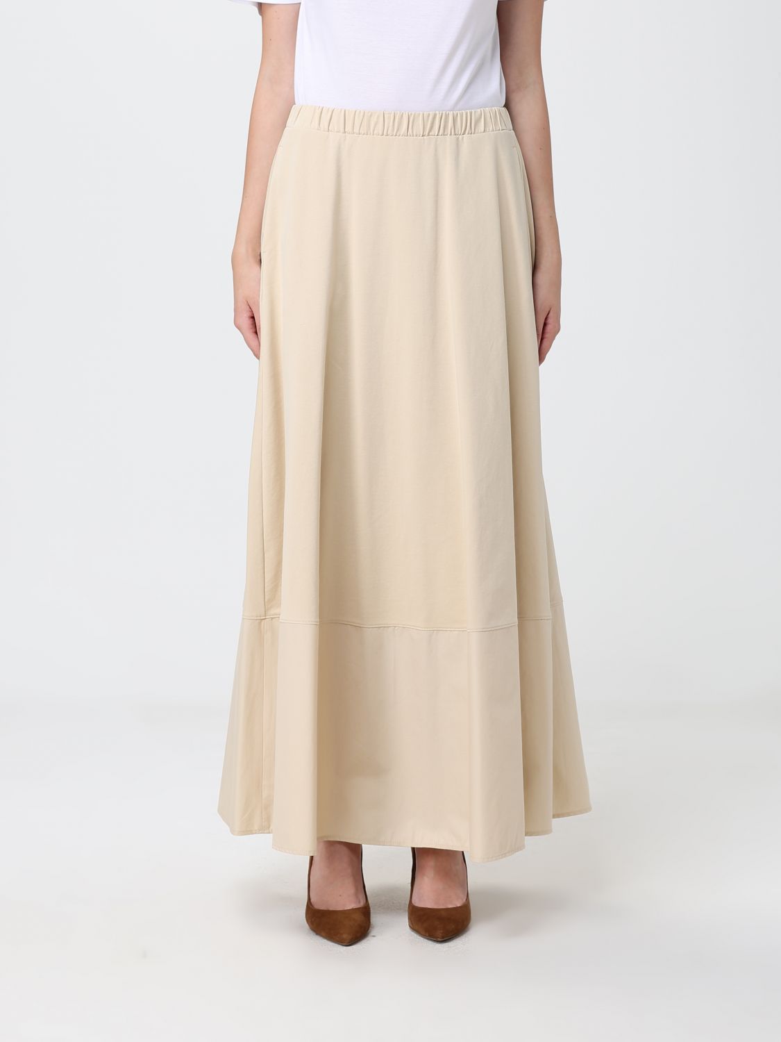 Mm Max Mara Skirt Woman In Brown