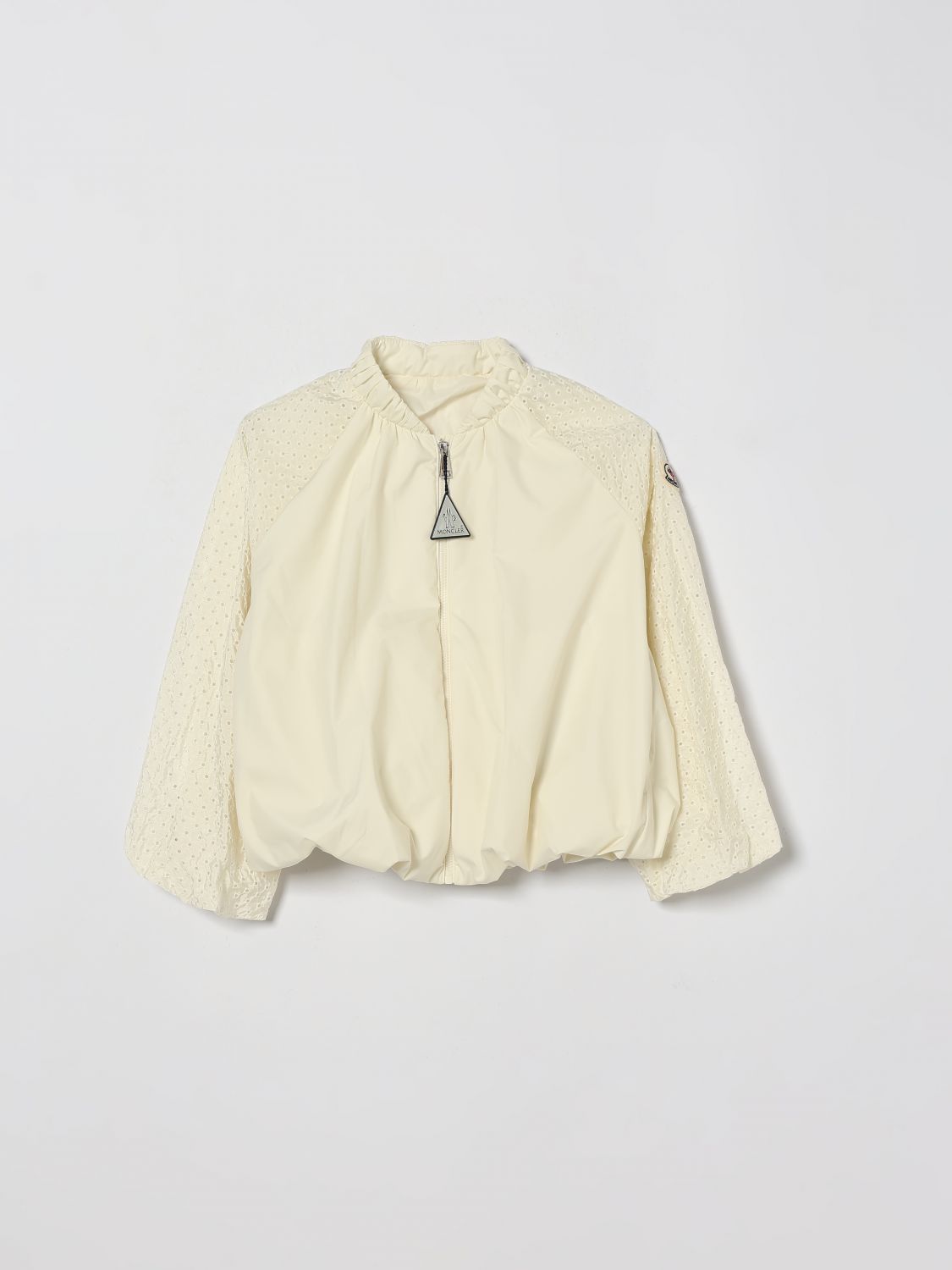 MONCLER Jacke aus Baumwollmischung mit Sangallo-Details von