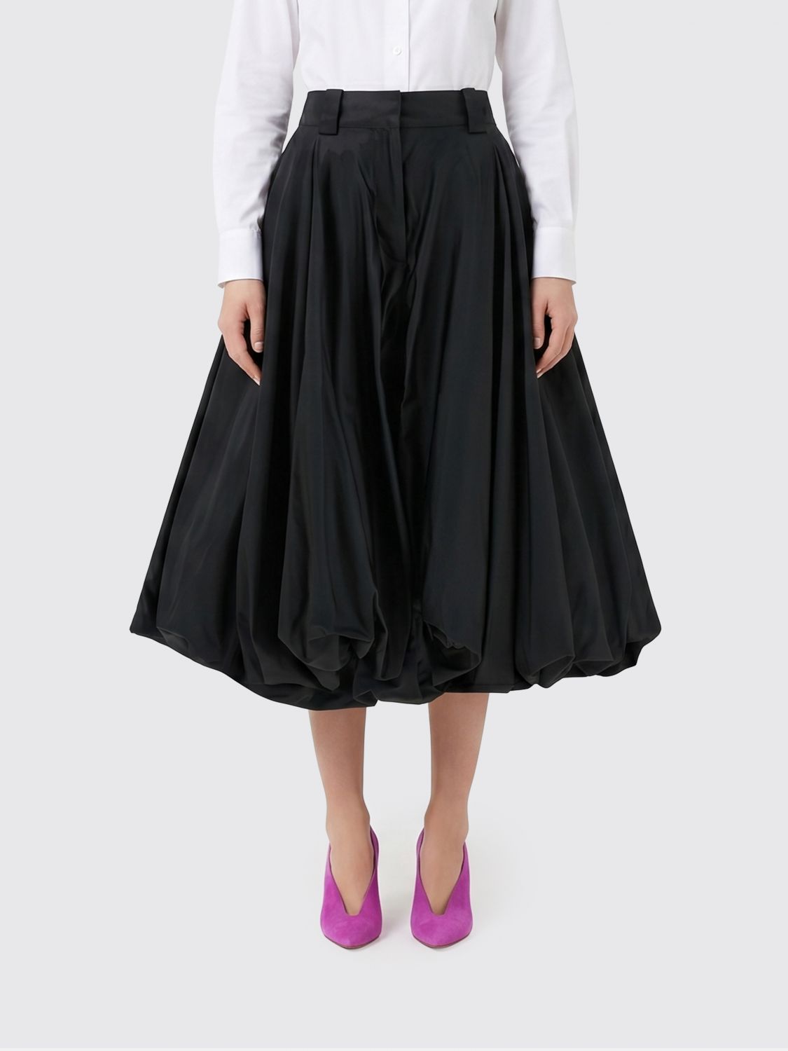 BALENCIAGA Ballonrock aus Seidenmischung
