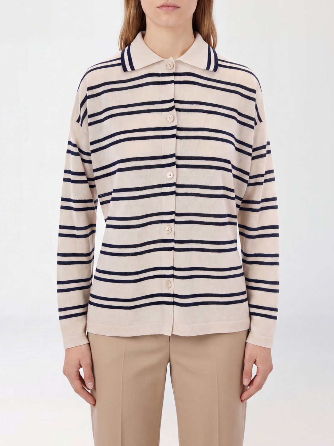 'S MAX MARA Polo Shirt Woman color White