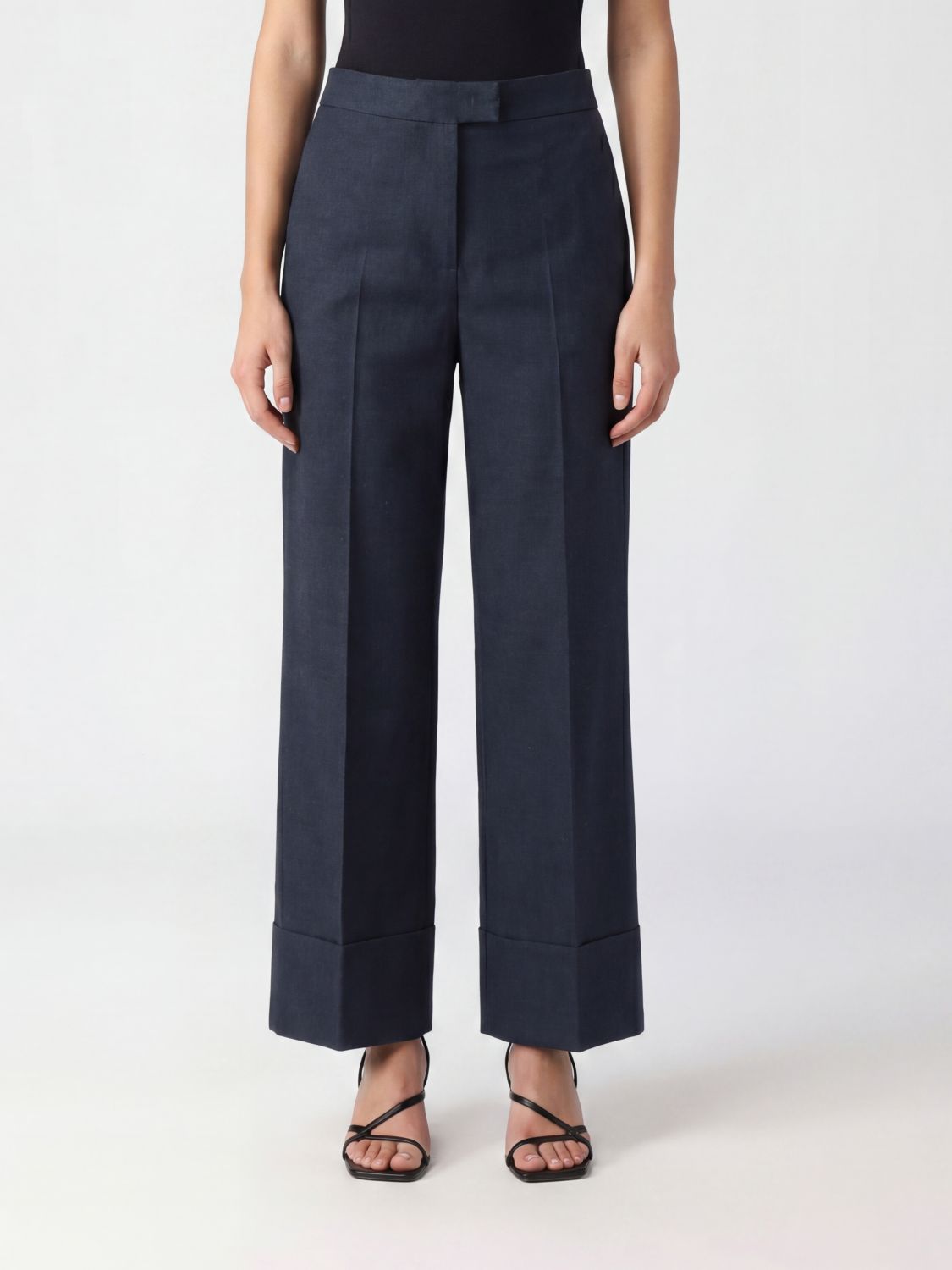 PT TORINO Pants Woman color Blue