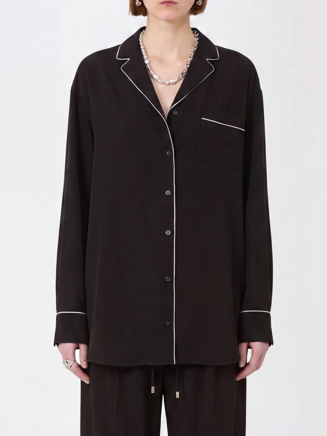 SPORTMAX Camicia in viscosa