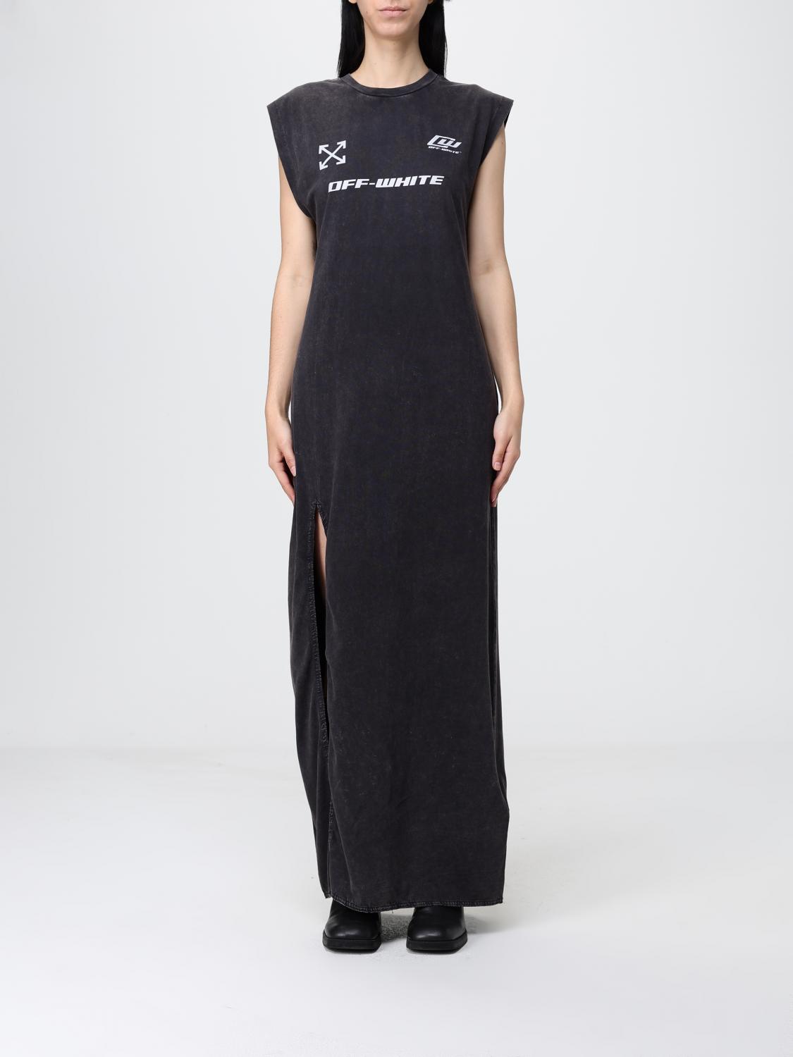 OFF-WHITE Dress Woman color Black