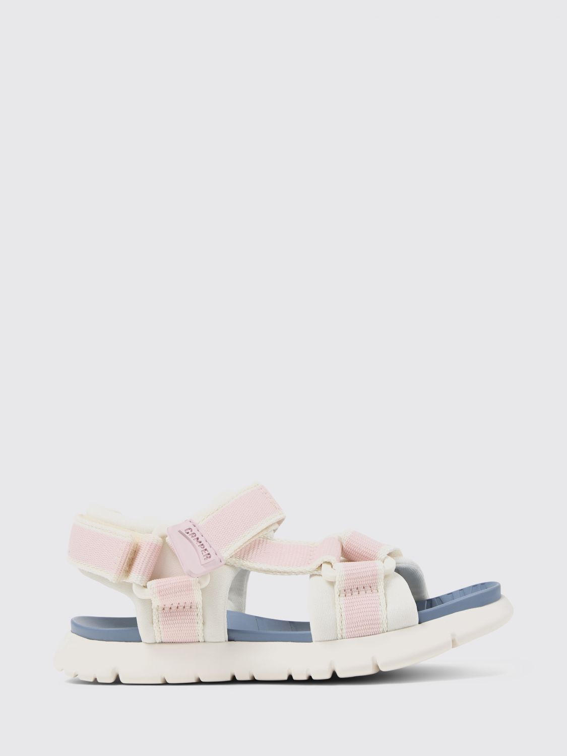 Camper Kids' Oruga Recycled Fabric Sandals In Pink