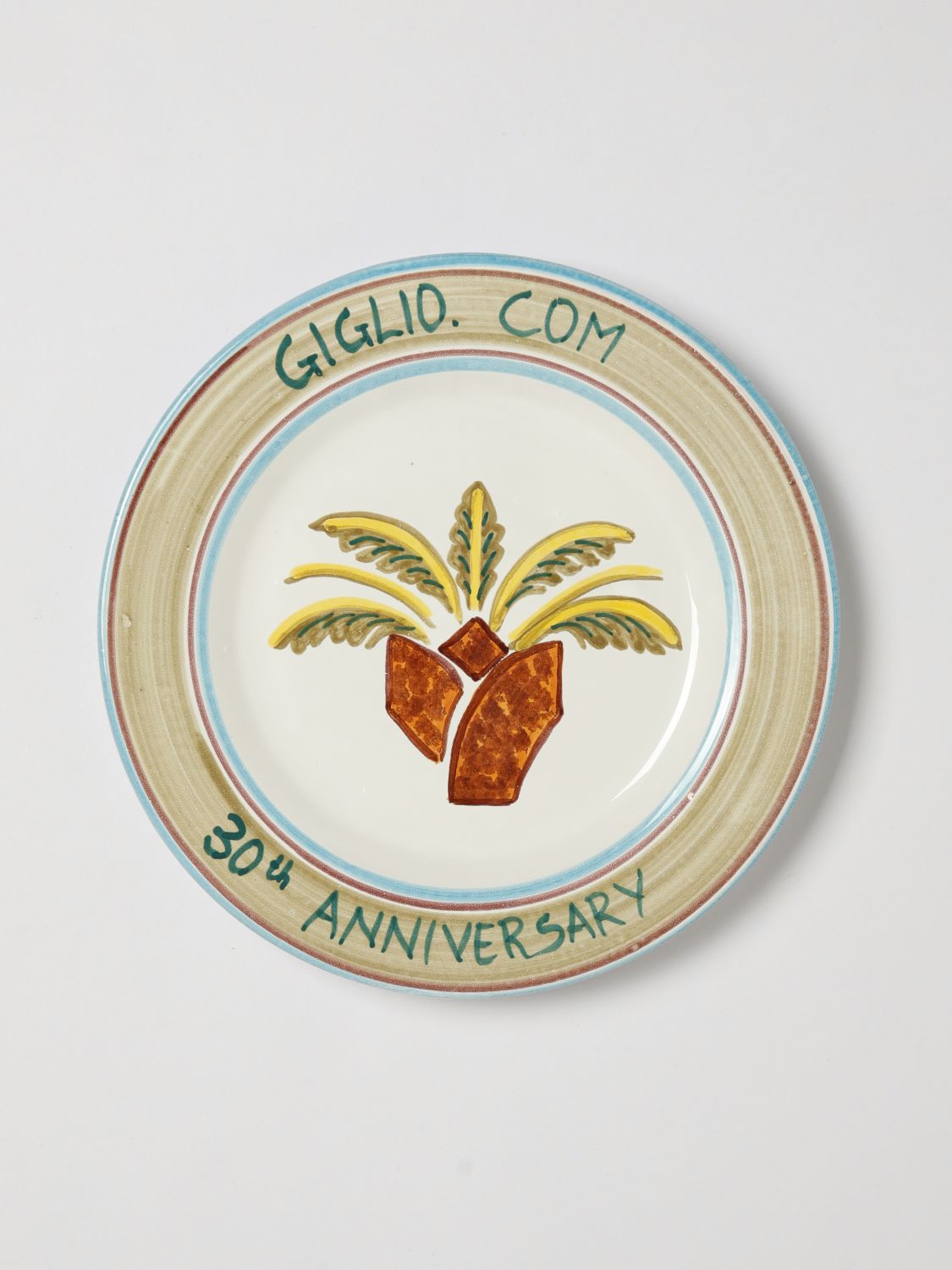 GIGLIO. COM 30th ANNIVERSARY Ceramic Plate