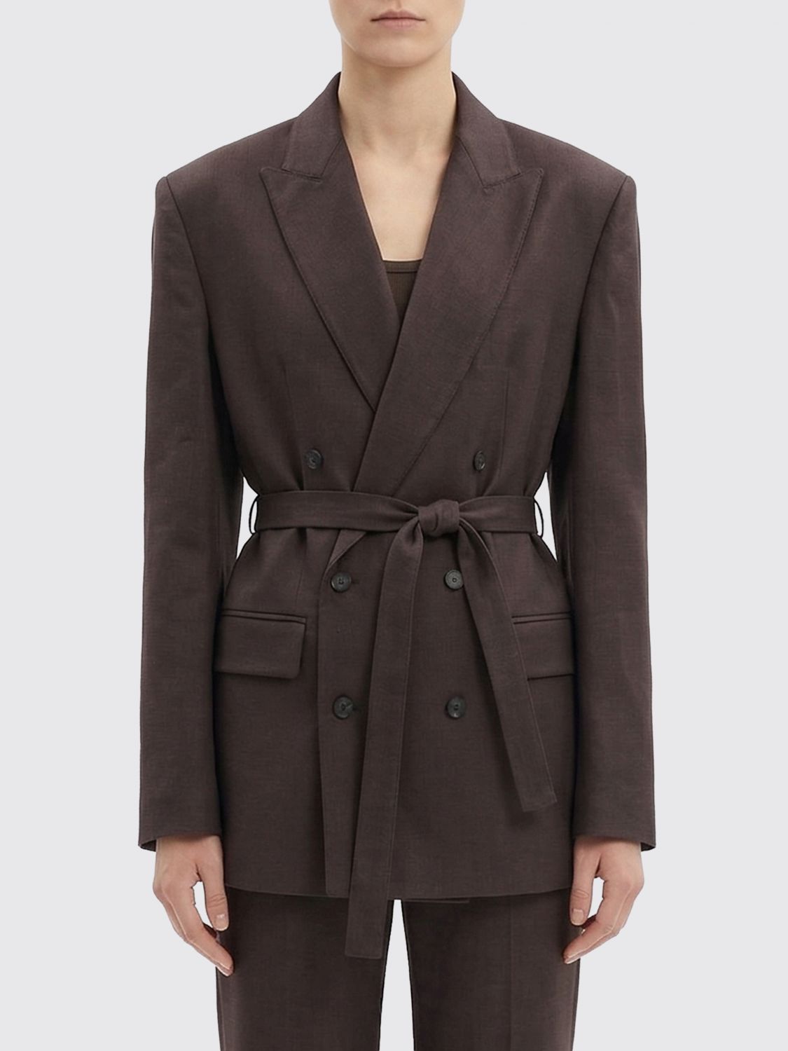 Tela Double-Breasted Blazer