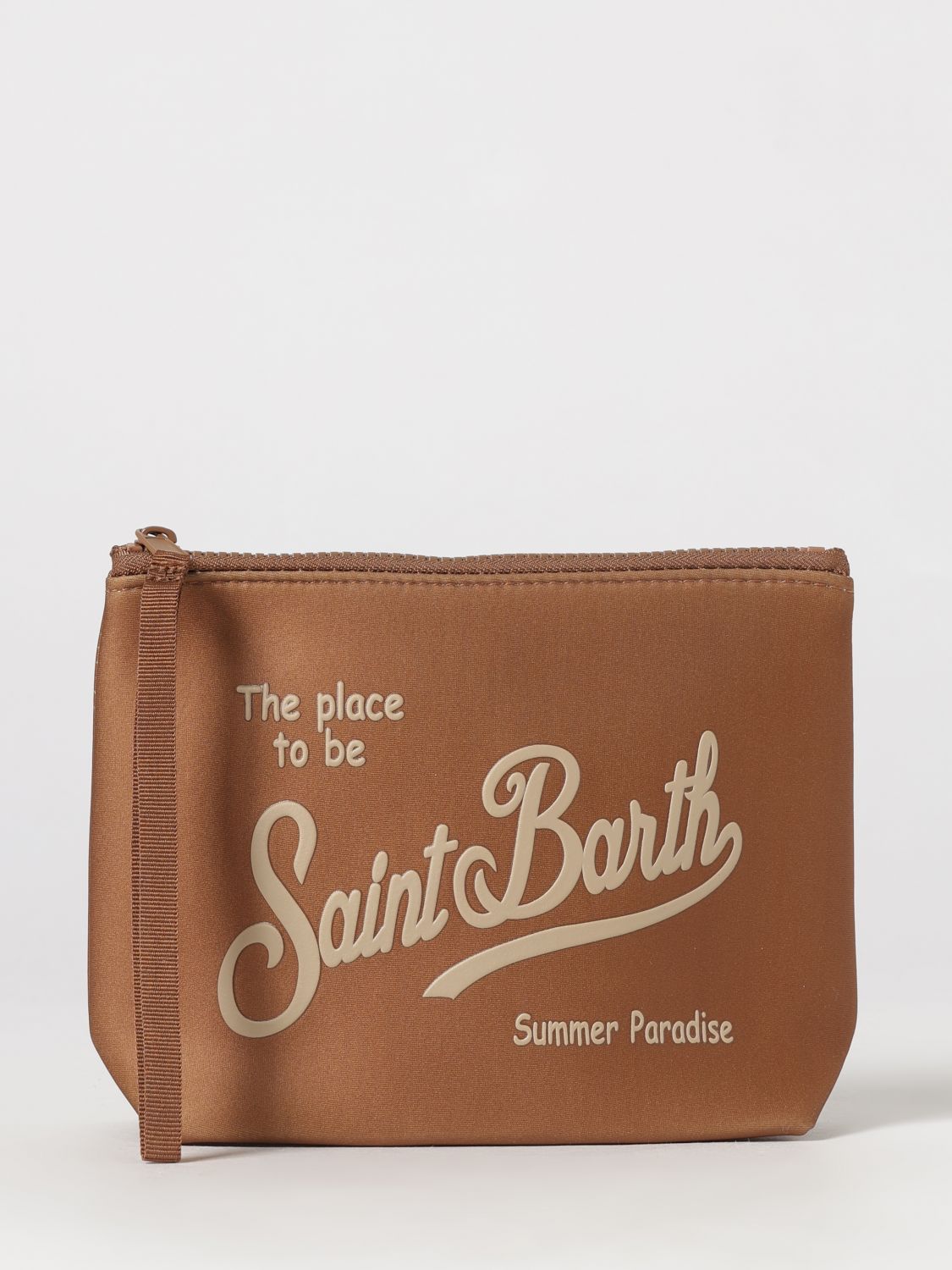 MC2 SAINT BARTH Aline Pochette aus gestreiftem Polyester